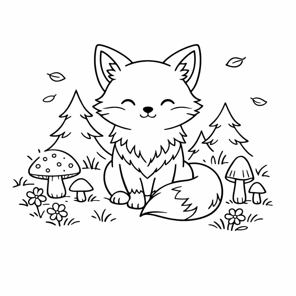 Coloring Book - AI generated line art